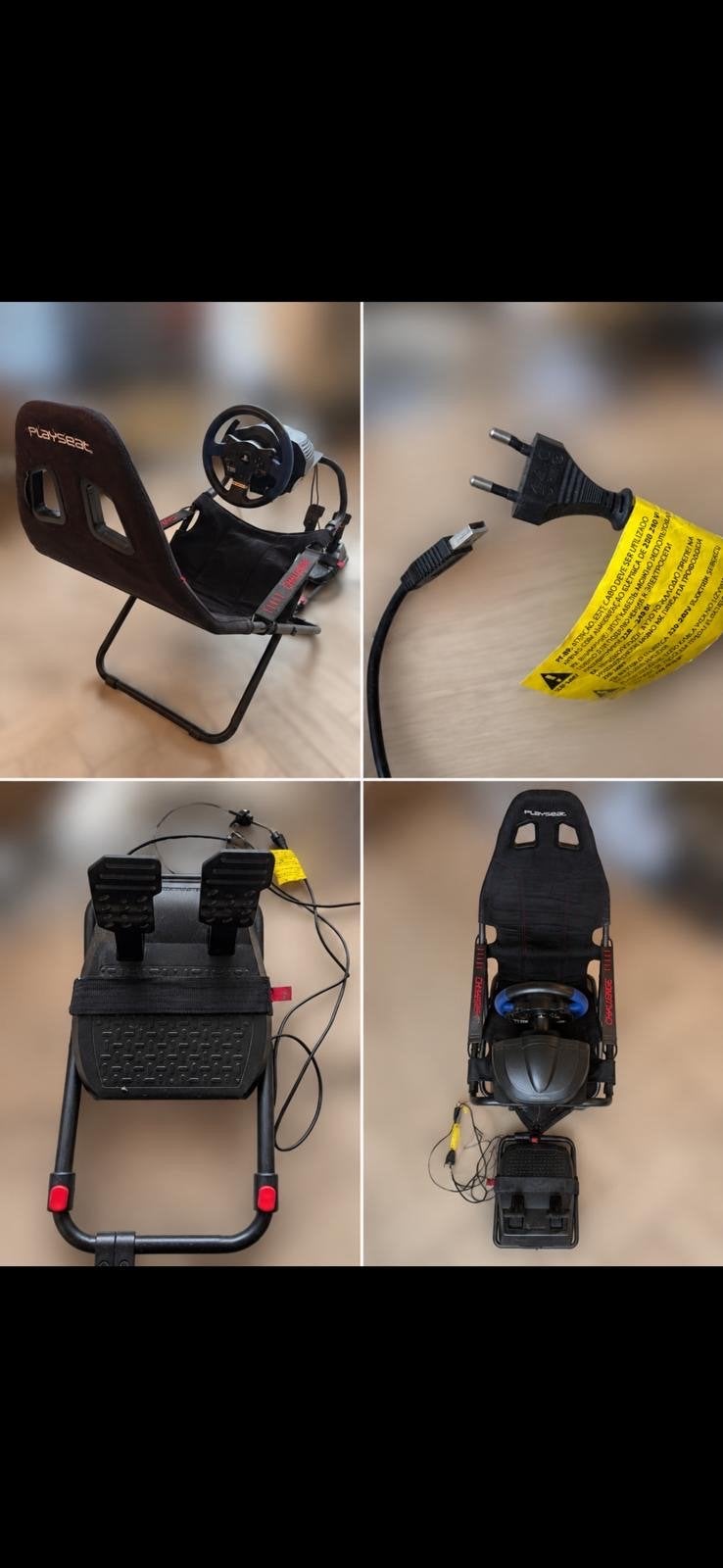 Playseat Challenge Racing Stoel met Stuur en Pedalen, Ophalen, Overige merken, Gebruikt