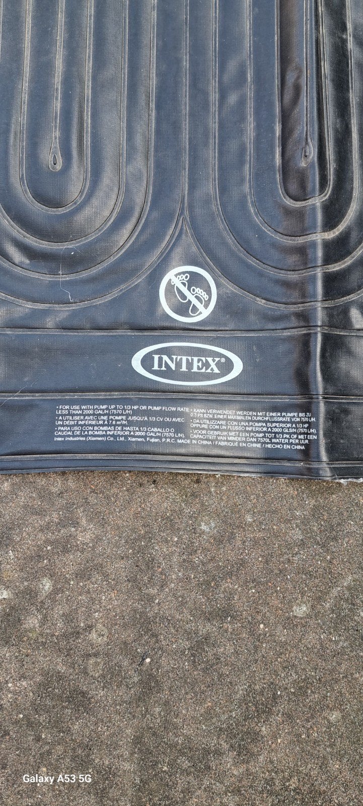 Intex Solarmat voor Zwembadverwarming, Tuin en Terras, Ophalen, Gebruikt, Verwarming
