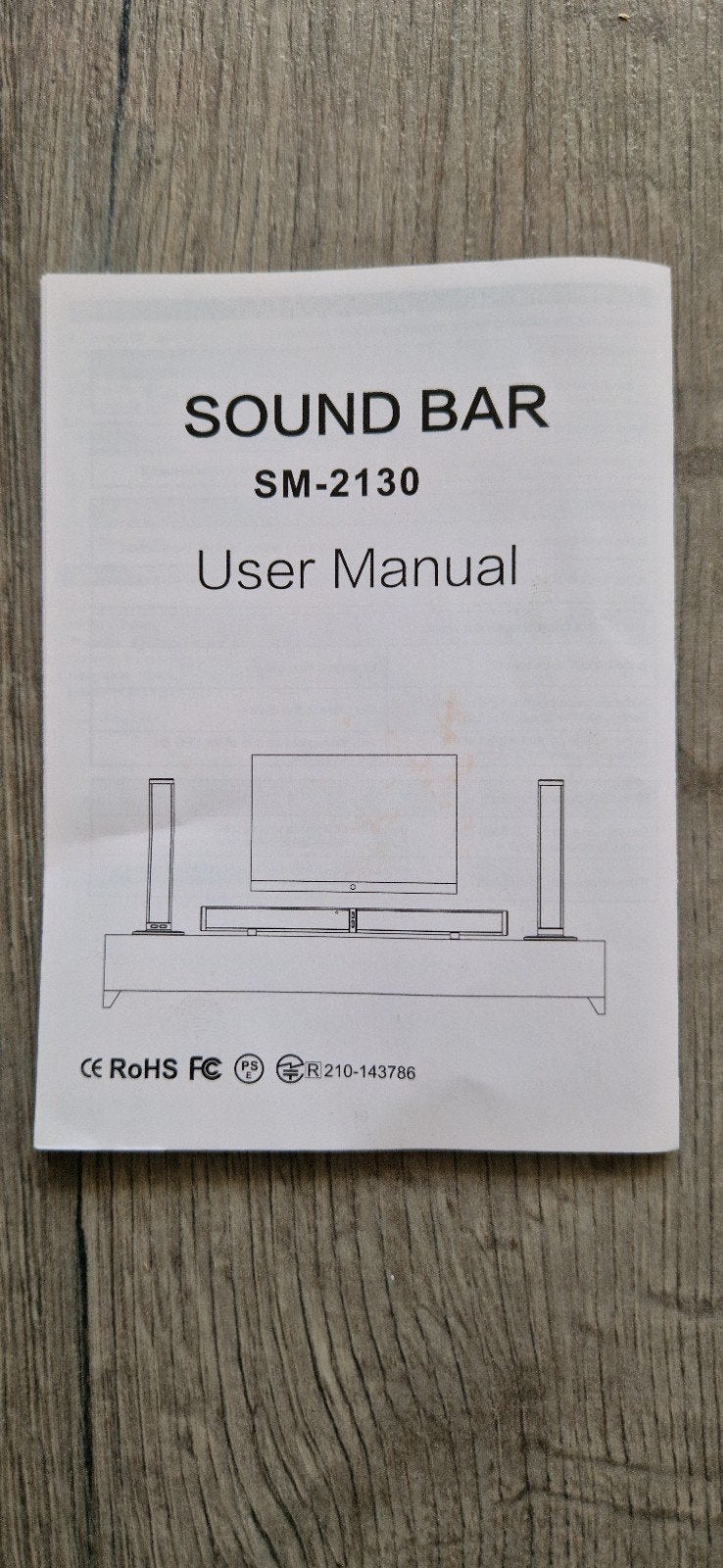 Foto 5 van Soundbar SM-2130 met Bluetooth en optionele staanders