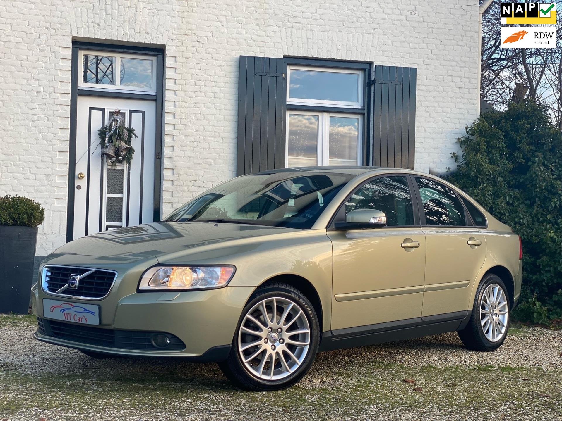 Volvo S40 1.6D Edition II|Leder|Bluetooth|Clima|Cruise|NAP|N, Auto's, Volvo, Voorwielaandrijving, Gebruikt, 4 cilinders, 1560 cc