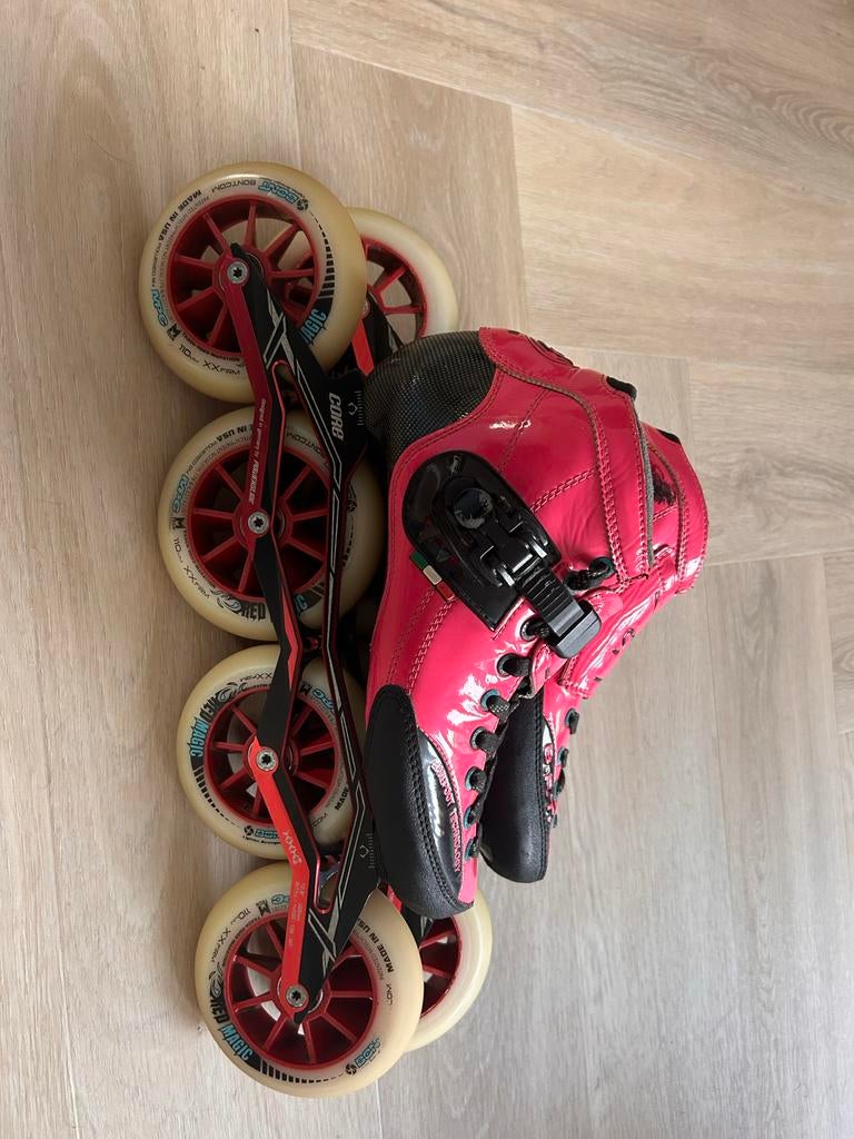 Luigino Strut skeelers roze, Ophalen, Gebruikt, Inline skates 4 wielen, Powerslide