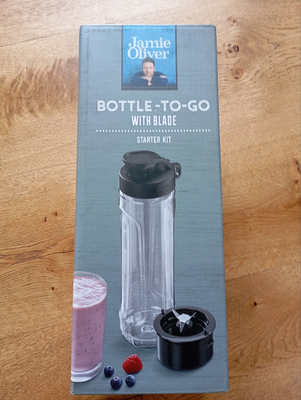 Jamie Oliver Bottle-to-go- Starter Kit nieuw, Ophalen of Verzenden, Nieuw, Blender to go