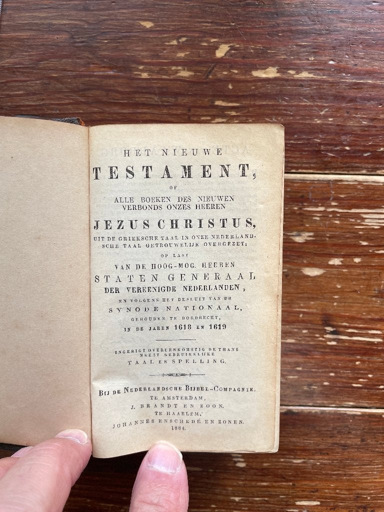 Het Nieuwe Testament plus Psalmen etc. 1884, Ophalen of Verzenden