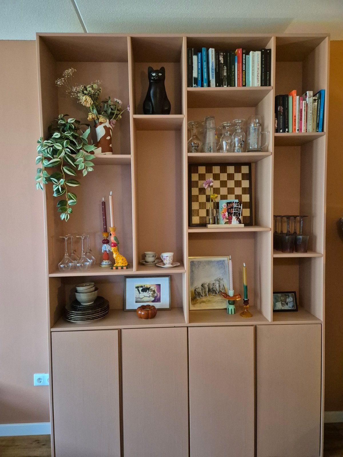 IKEA IVAR Kastombouw - 252x165x31cm, Ophalen, Modern, Scandinavisch, 200 cm of meer, 150 tot 200 cm