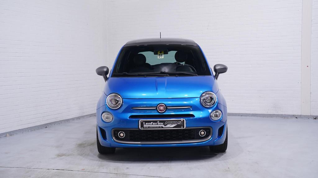 Fiat 500 1.2 Lounge Panodak Climate DAB Navigatie 16 Inch Le, Auto's, Voorwielaandrijving, Stof, Gebruikt, 4 cilinders