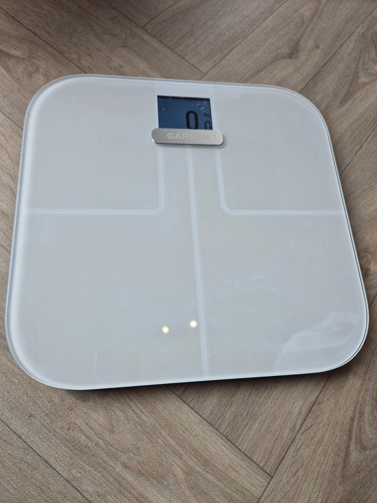 Garmin Index S2 slimme weegschaal, Witgoed en Apparatuur, Weegschalen, Ophalen of Verzenden, 1 tot 500 gram, Personenweegschaal