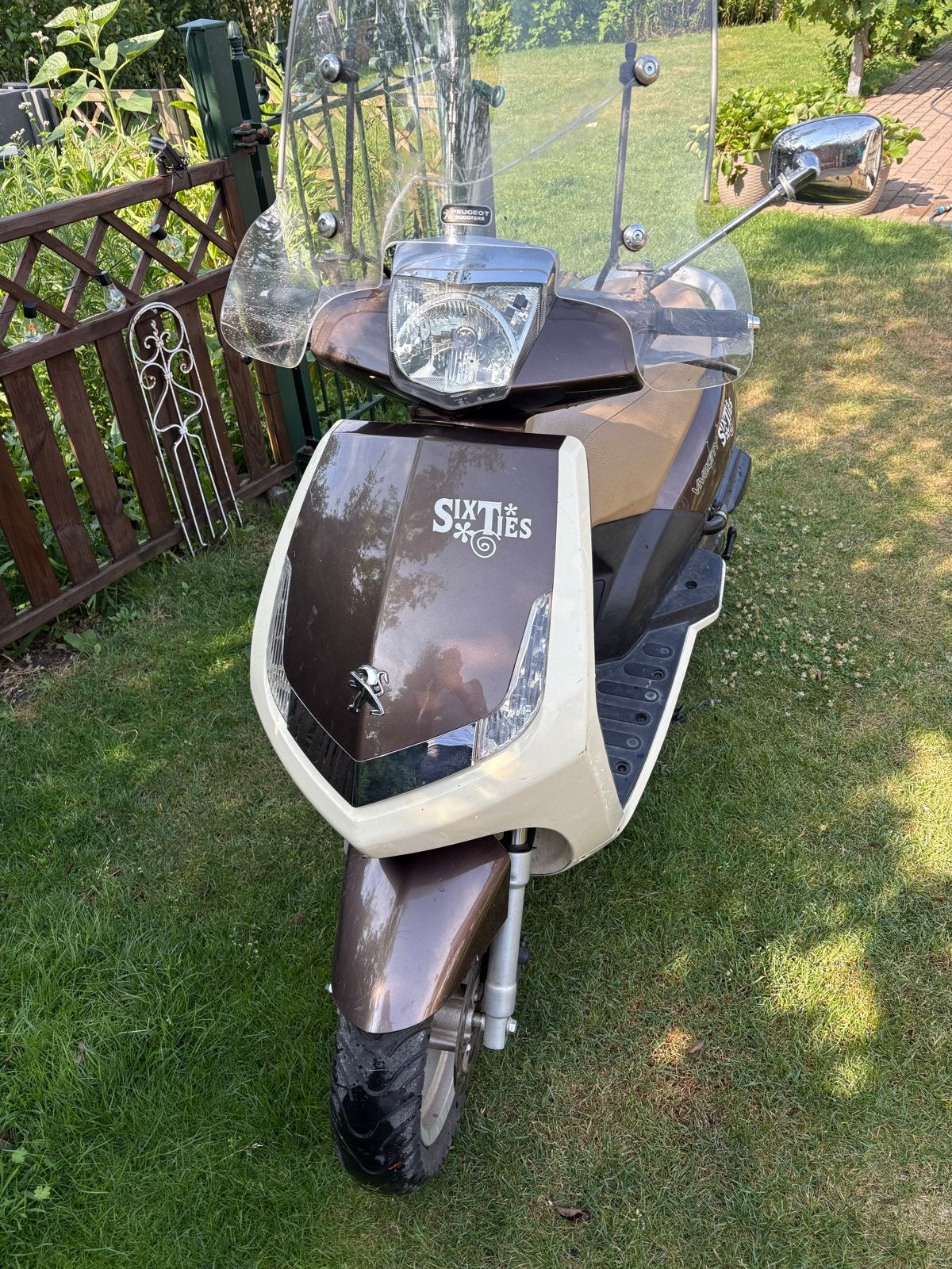 Peugeot Vivacity Sixties Scooter - Bruin/Beige, Ophalen, Gebruikt, Benzine, Vivacity