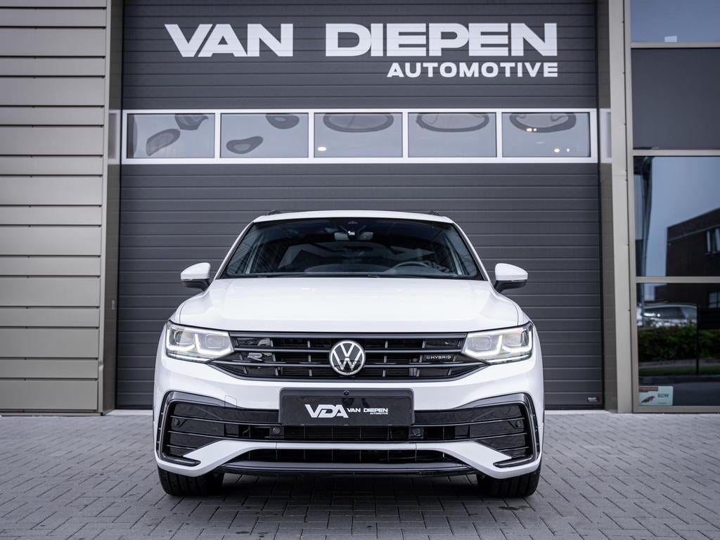 Volkswagen Tiguan 1.4 TSI eHybrid R-Line Business+ - 245PK -, Auto's, Stof, Automatische klimaatregeling, Wit, Hybride Elektrisch/Benzine