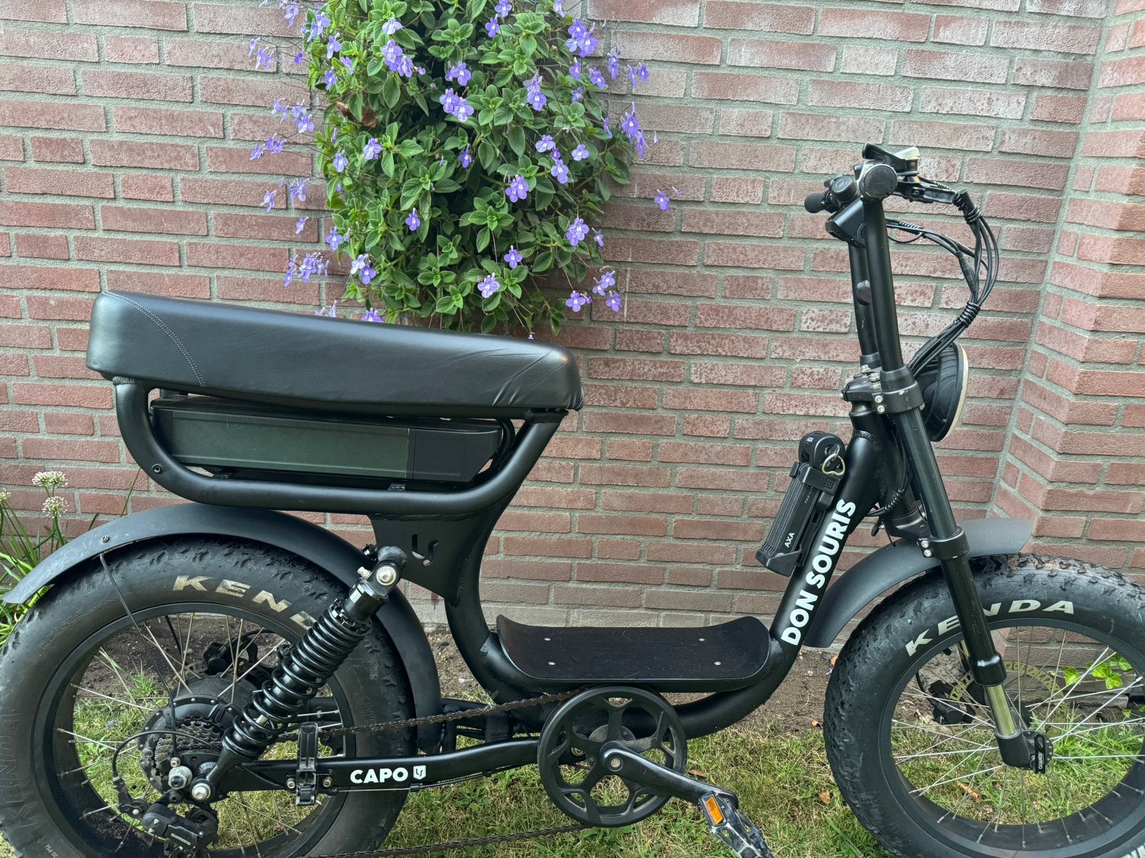 Don souris capo premium fattbike, Gebruikt, 47 tot 51 cm, 50 km per accu of meer, Ophalen