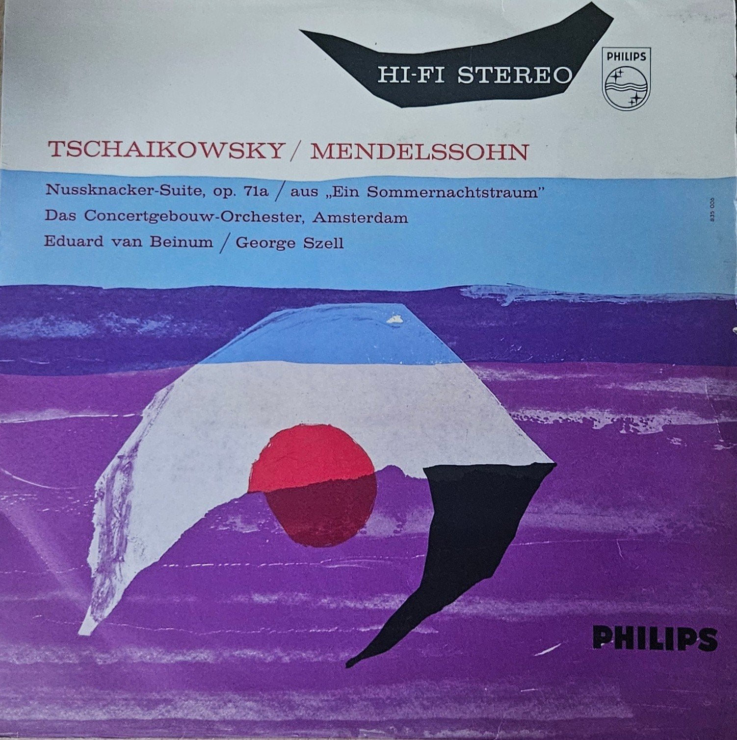 Das Concertgebouw Orch. - Tchaikowsky/Mendelssohn, Ophalen of Verzenden, Gebruikt, 12 inch