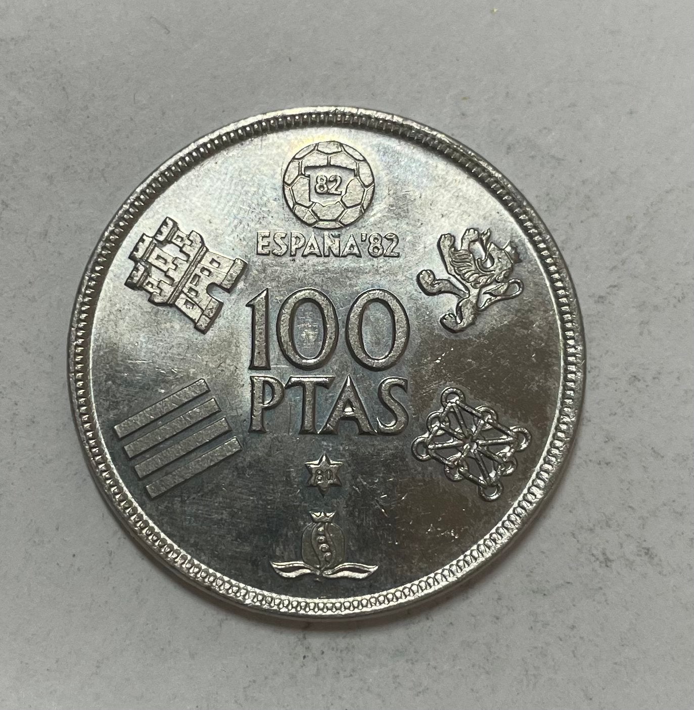 100 pesetas Spanje 1980, Ophalen of Verzenden, Overige landen