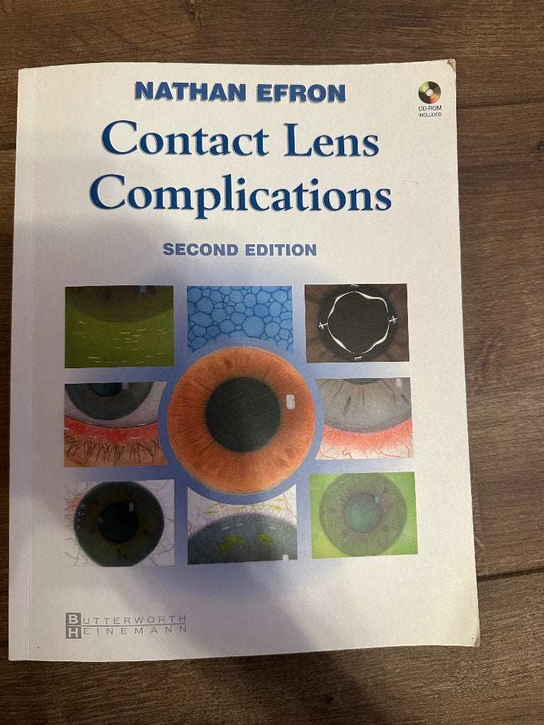 Contact lens complications Nathan Efron second edition, Nathan Efron, Zo goed als nieuw, Beta, HBO