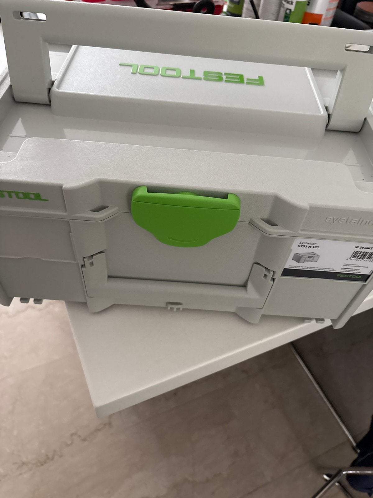 Festool Systainer SYS3 M 187, Ophalen, Nieuw, Gereedschapsopslag, Festool