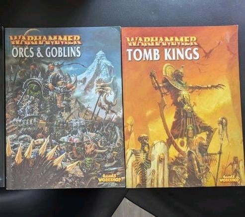 Warhammer boeken tomb kings Orcs & goblins, Ophalen of Verzenden, Zo goed als nieuw, Warhammer, Boek of Catalogus