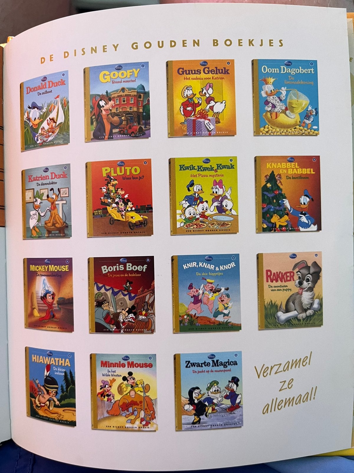 Complete set Disney gouden boekjes, Verzamelen, Ophalen, Zo goed als nieuw
