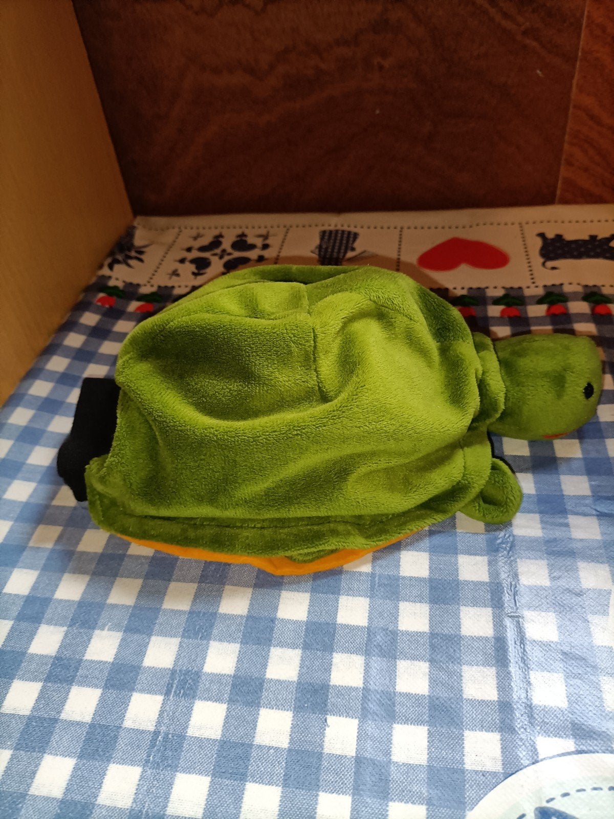 Schildpad handpop The Original Handpuppets 22 cm groot, Ophalen of Verzenden, Zo goed als nieuw, Overige typen