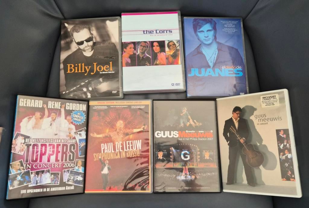 7 Muziek dvd's GRATIS, Alle leeftijden, Ophalen of Verzenden, Zo goed als nieuw, Muziek en Concerten