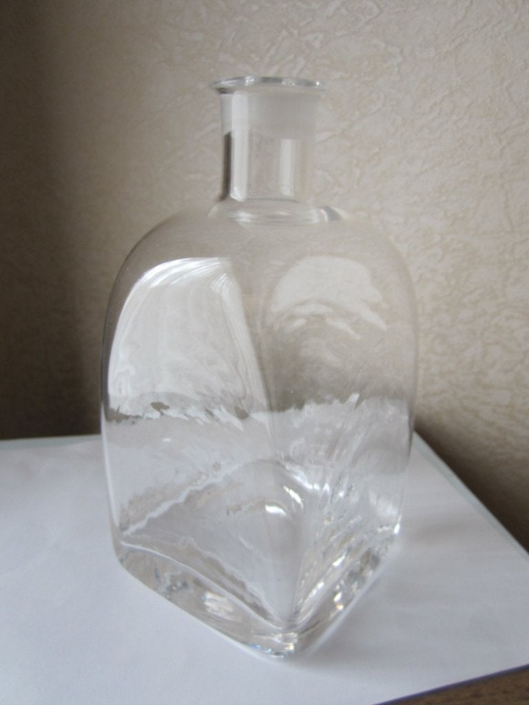 Vintage Dartington Frank Thrower FT156 Ripple Glass Decanter, Antiek en Kunst, Verzenden