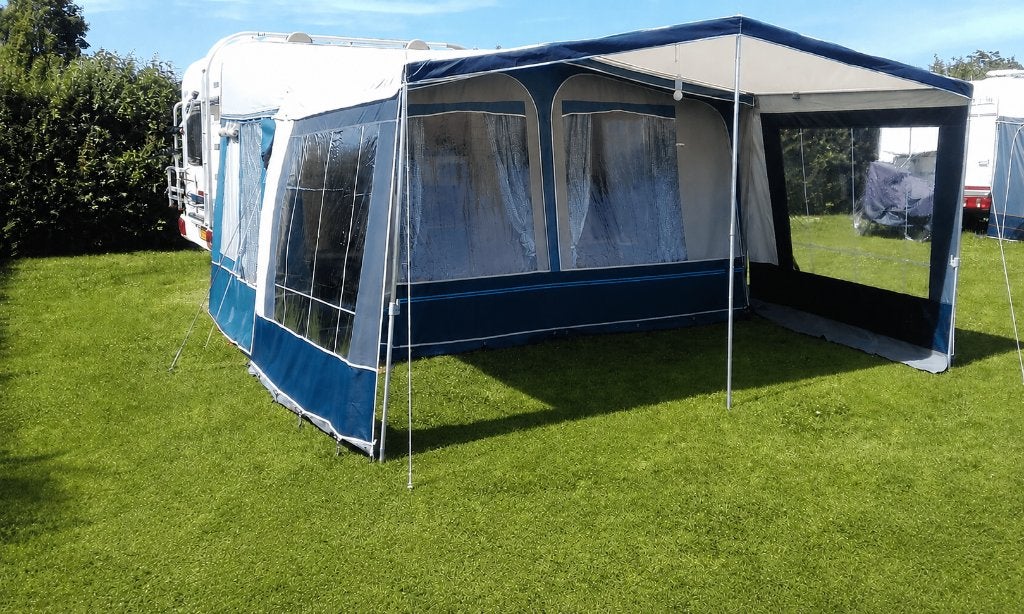 Hobby De Luxe 400 | 2000 | voortent | luifel | Dakairco, Caravans en Kamperen, Caravans, Hobby, Treinzit, 750 - 1000 kg, Particulier