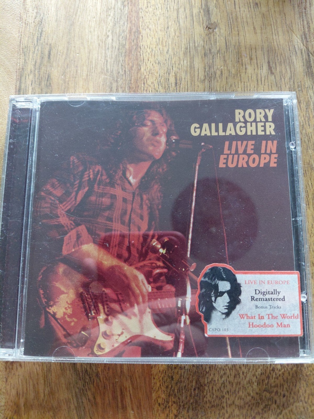 Rory Gallagher - Live in Europe CD (Remastered), Blues Rock, Ophalen of Verzenden, Zo goed als nieuw, Live-album