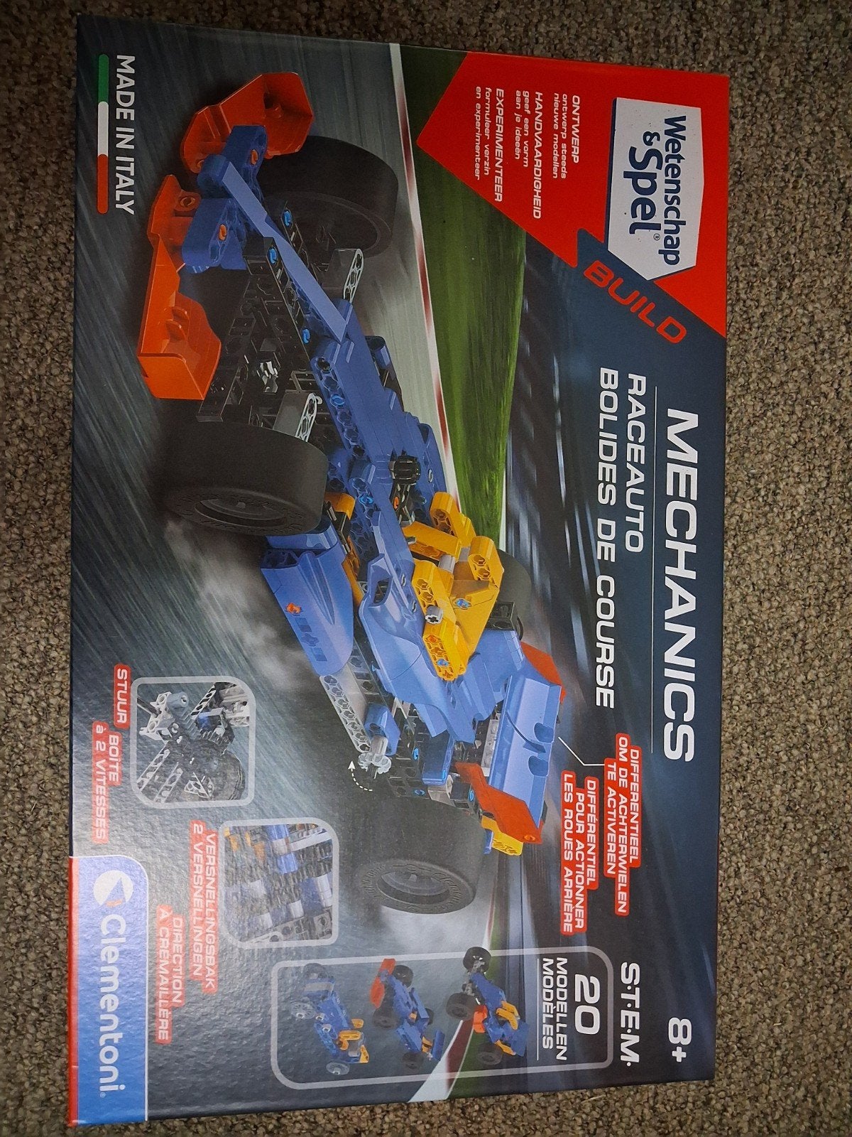 Clementoni Mechanics Raceauto, Kinderen en Baby's, Ophalen of Verzenden, Nieuw, Bouwen