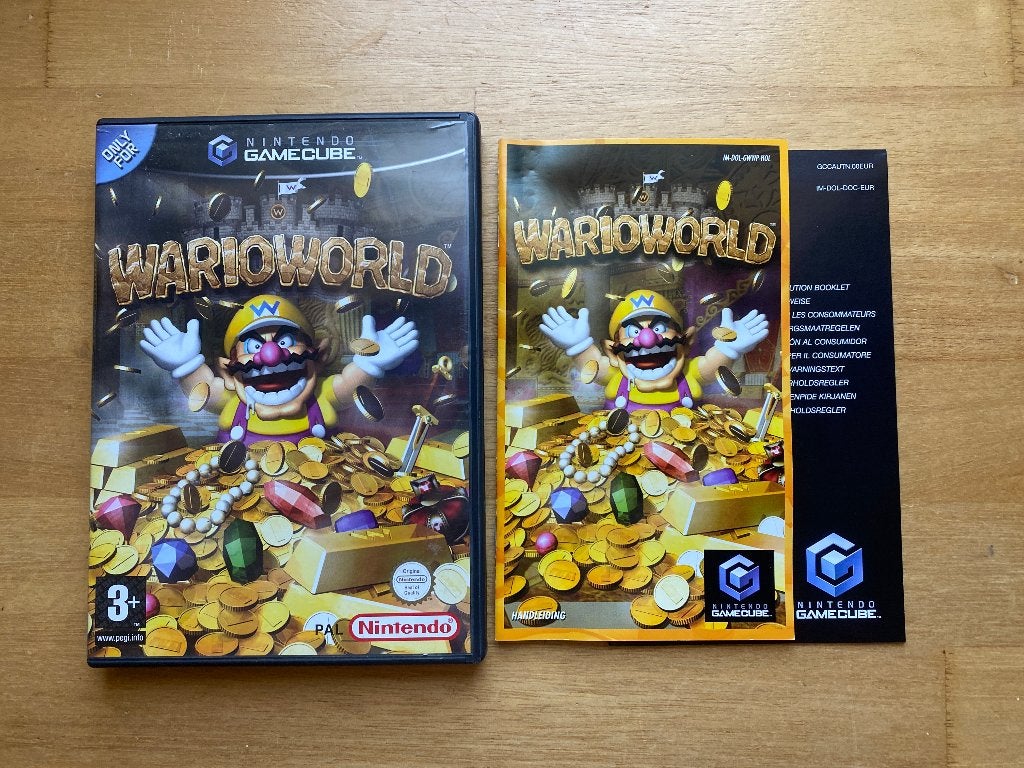 Wario world gamecube, Spelcomputers en Games, Games | Nintendo GameCube, Avontuur en Actie, Ophalen of Verzenden, Zo goed als nieuw