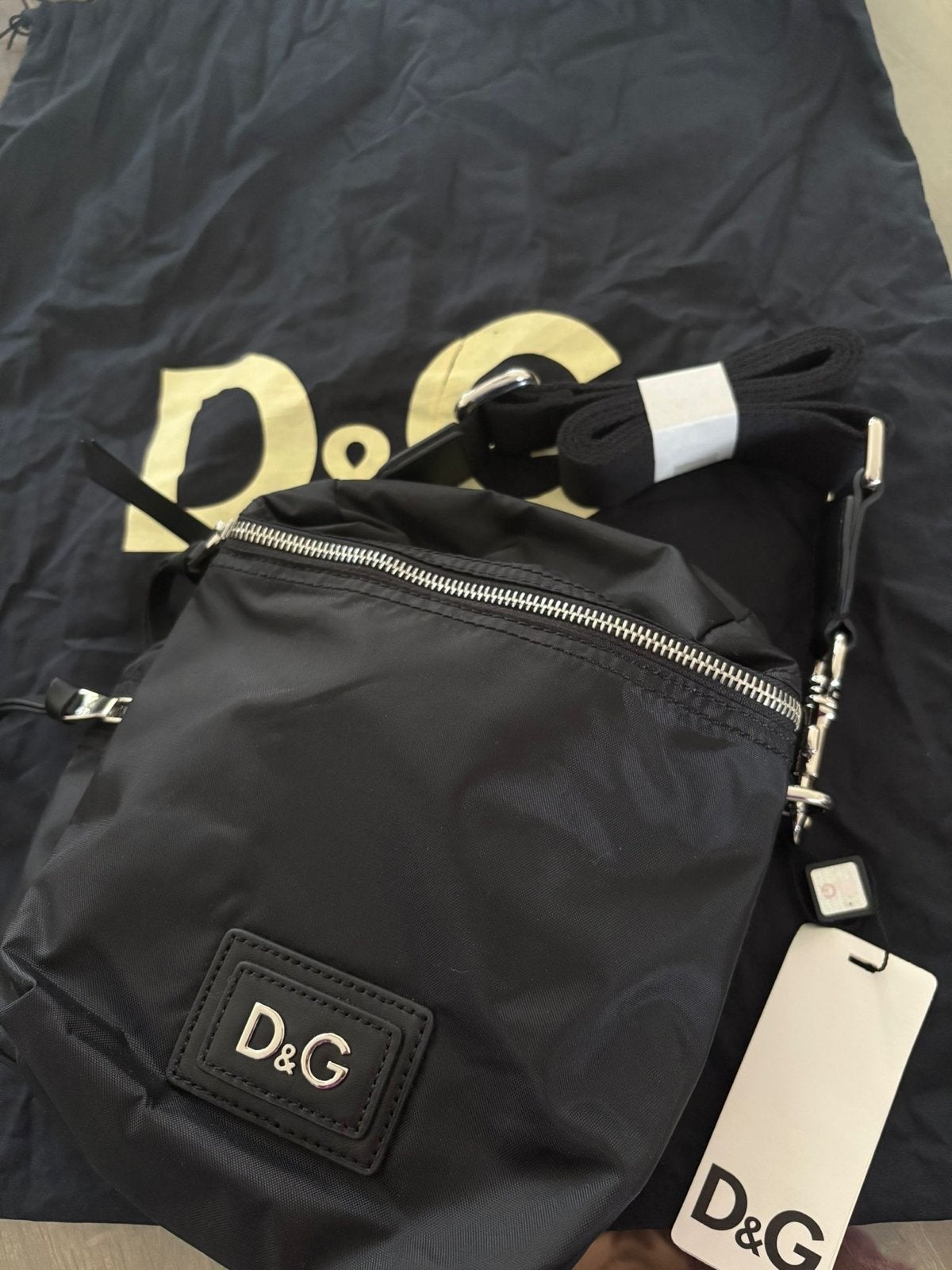 D&G Schoudertas Tas Heren Dolce & Gabbana NIEUW Iconisch, Ophalen of Verzenden, Nieuw, Zwart, Overige merken