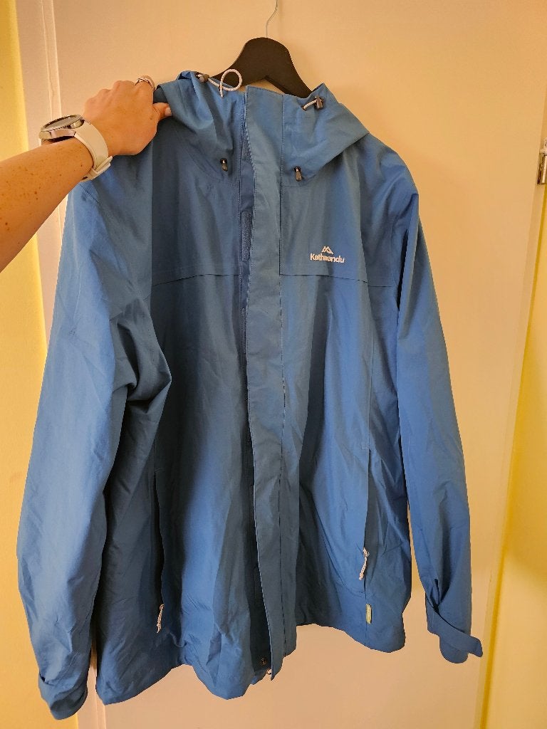 Kathmandu regenjas, Blauw, Maat 46/48 (XL) of groter, Nieuw, Kathmandu