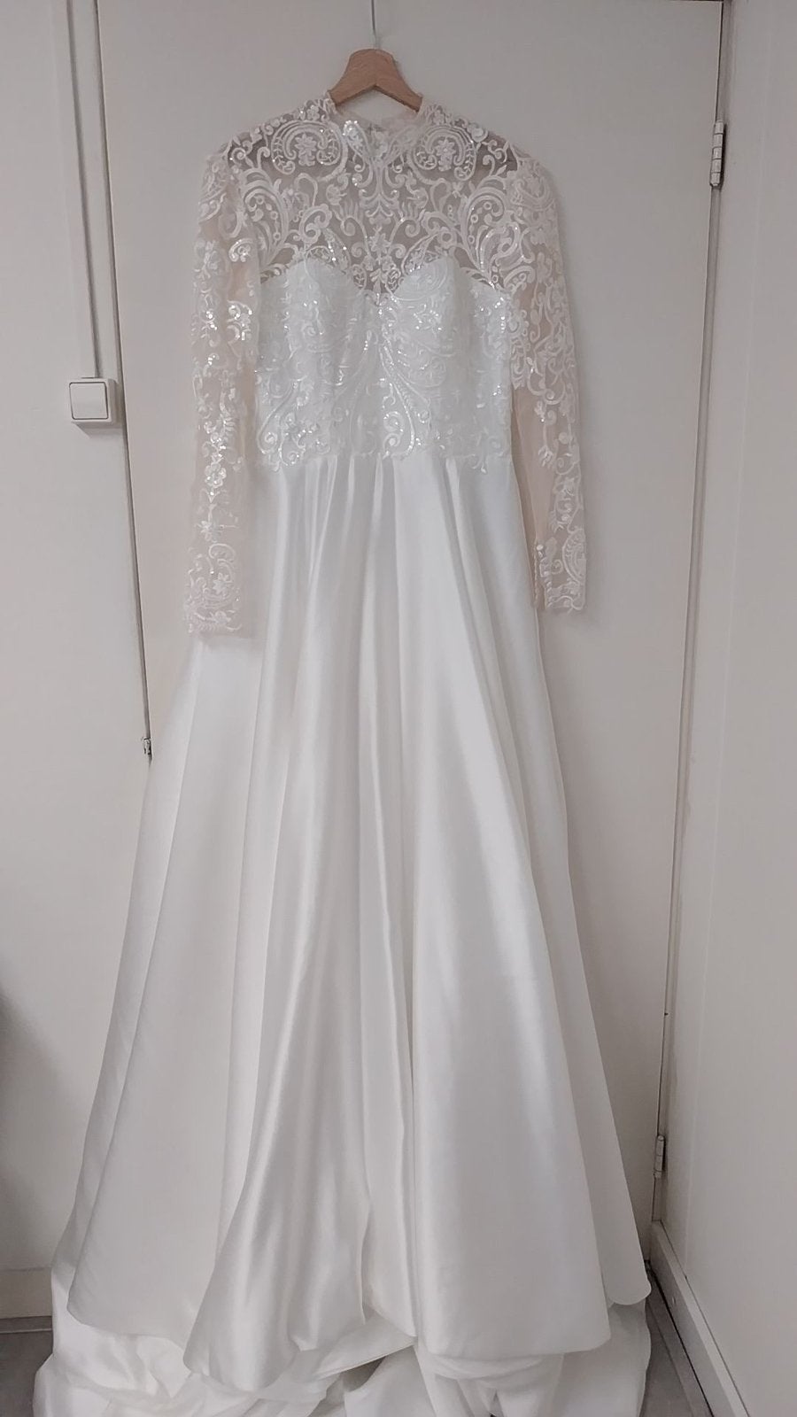 Bruidsjurk trouwjurk mermaid ballroom A line, Kleding | Dames, Ophalen of Verzenden, Zo goed als nieuw, Wit, Trouwjurk