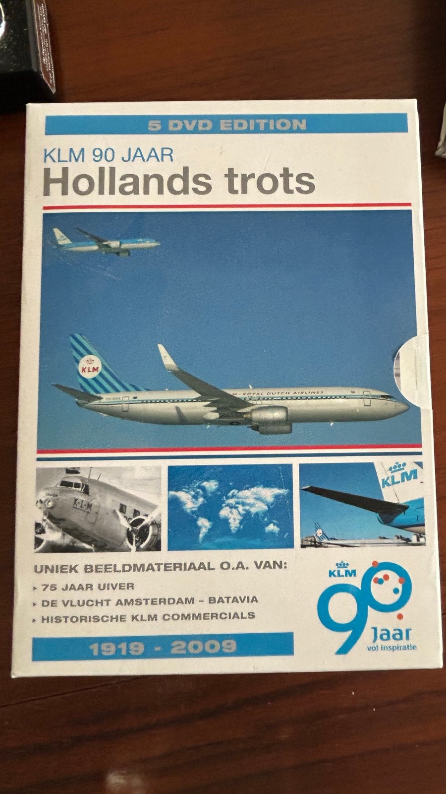 KLM 90 Jaar Hollands trots - 5 DVD Editie, Gebruikt, Alle leeftijden, Nederlands, Inclusief doosje
