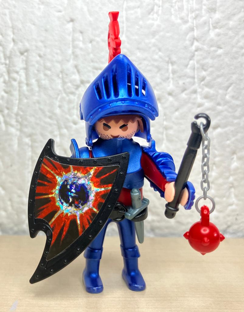Playmobil Blauwe Ridder, Playmobil Figures, 5203, serie1,nr1, Ophalen of Verzenden, Zo goed als nieuw
