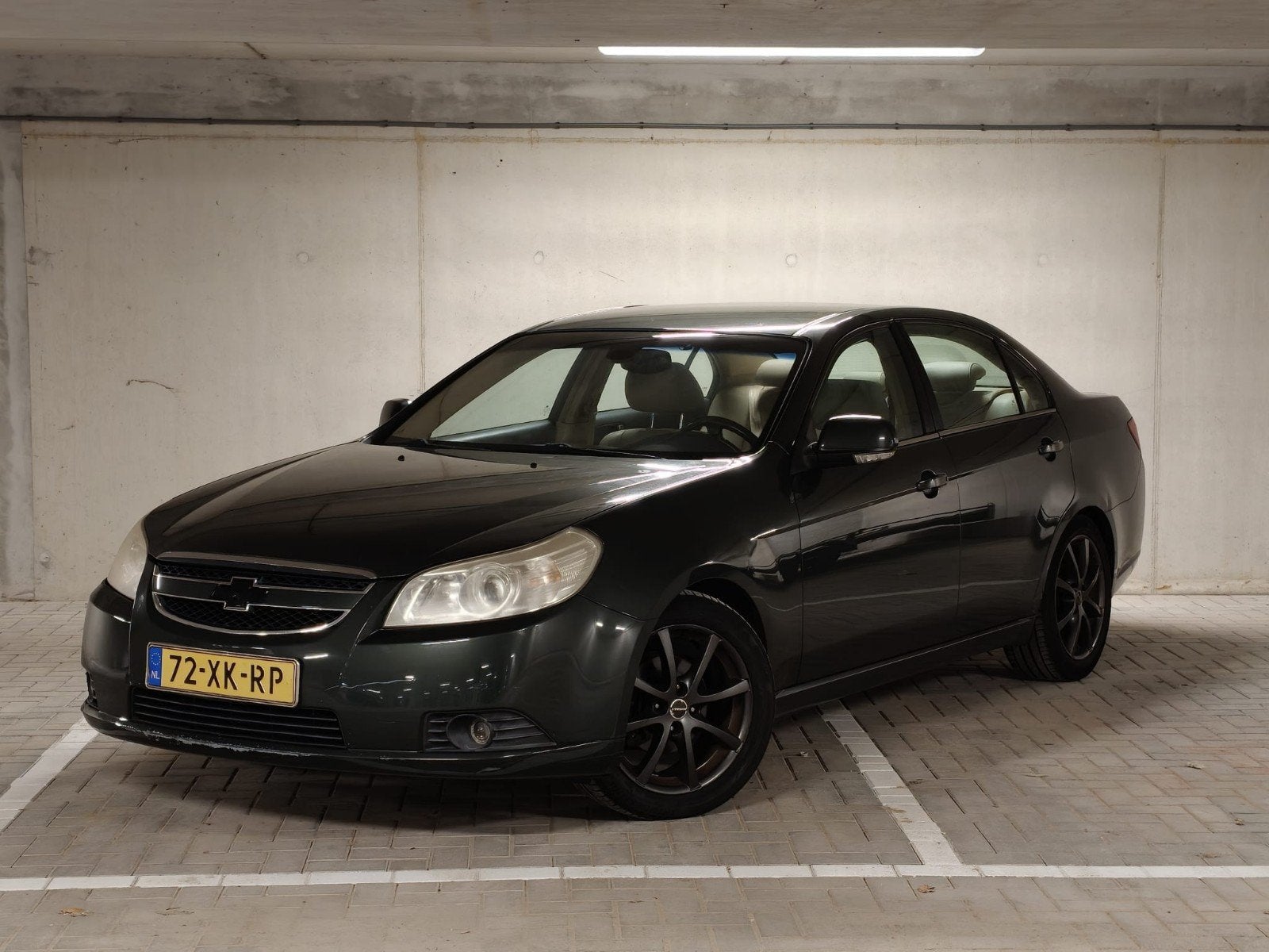 Chevrolet Epica 2.5 AUT 2007 Groen Trekhaak, Auto's, Chevrolet, Bedrijf, Epica, ABS, Achteruitrijcamera, Airconditioning, Automatische klimaatregeling