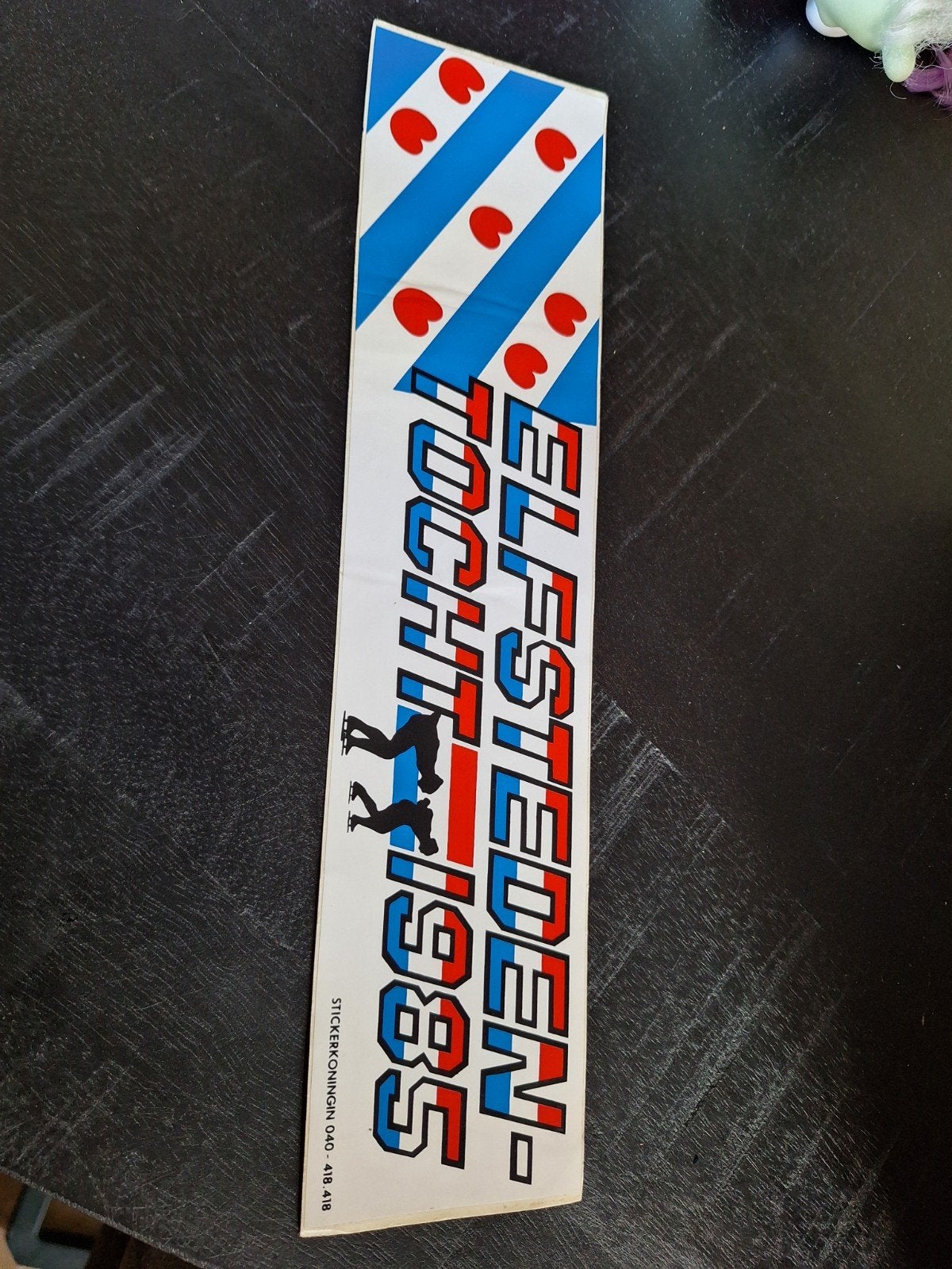 Sticker Elfstedentocht 1985 ongebruikt, Ophalen of Verzenden, Nieuw