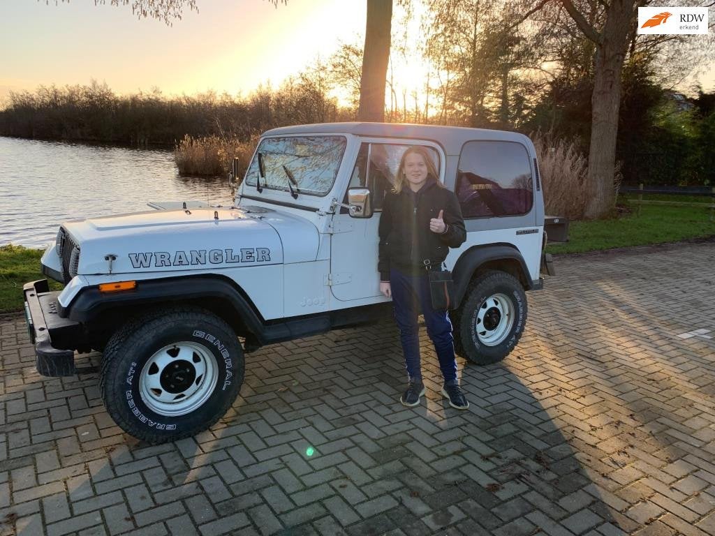 Jeep Wrangler 4.2 Basis, Auto's, Oldtimers, Bedrijf, Te koop, 4x4, Airconditioning, Lichtmetalen velgen, Jeep, Benzine, SUV of Terreinwagen