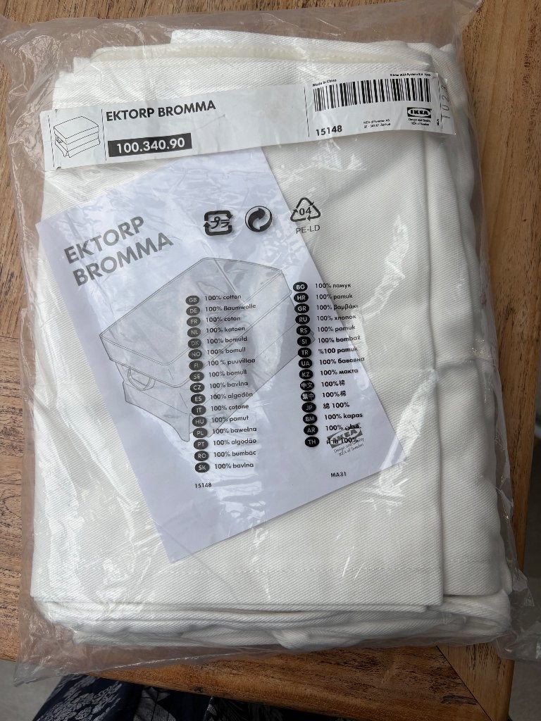 Ektorp bromma nieuwe hoes in de verpakking!, 75 tot 100 cm, Ophalen of Verzenden, Minder dan 150 cm, Stof