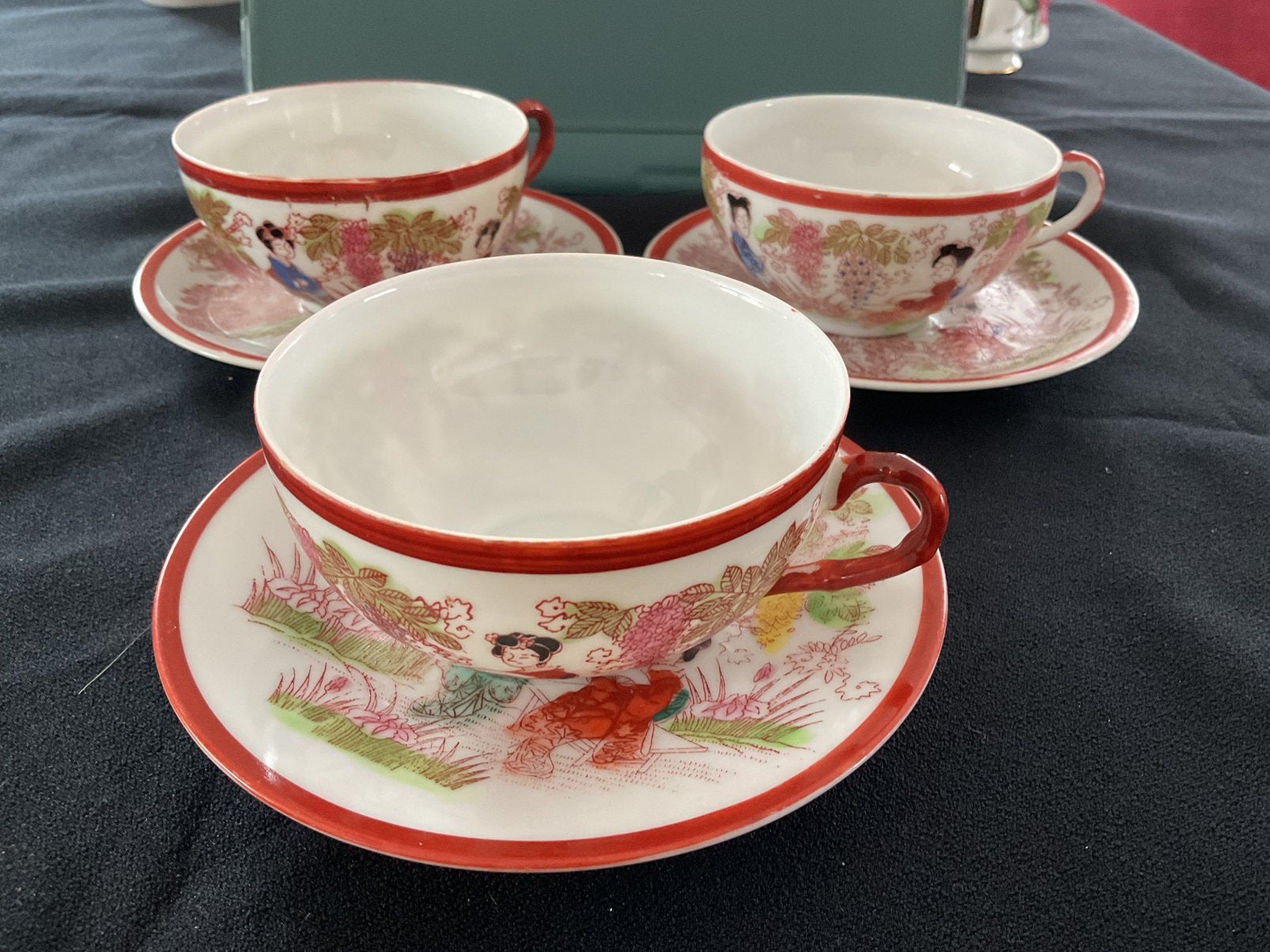 3 Chineese kop en schotels, Ophalen of Verzenden