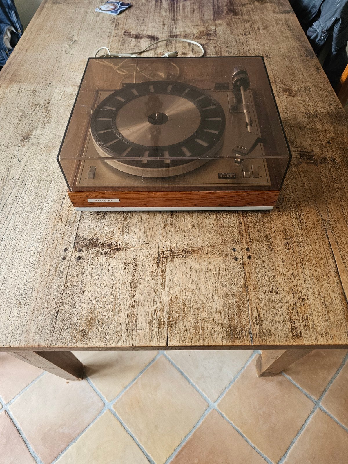 Aristona SG1408 Vintage Platenspeler - Topconditie, Ophalen, Zo goed als nieuw, Platenspeler, Overige merken