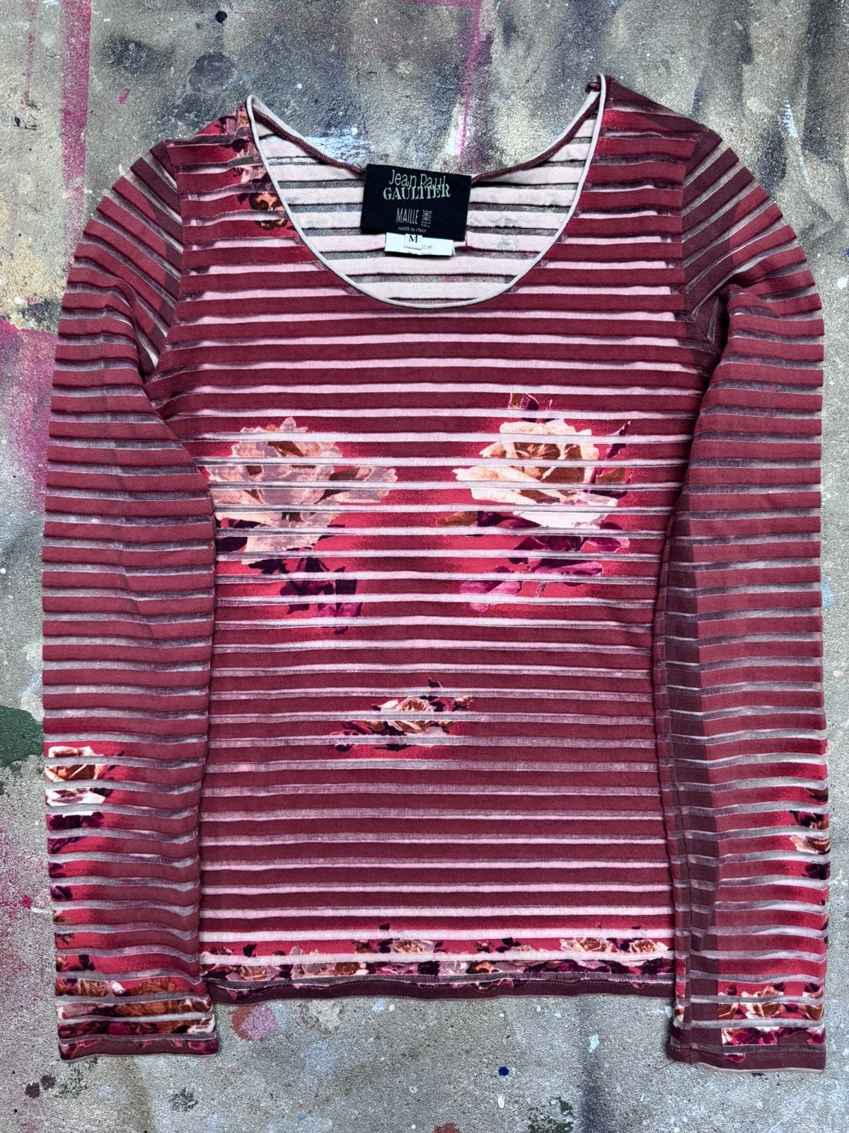 Jean Paul Gaultier (Maille Femme lijn) Collectie (SS2001), Kleding | Dames, Oranje, Ophalen of Verzenden, Lange mouw, Maat 36 (S)