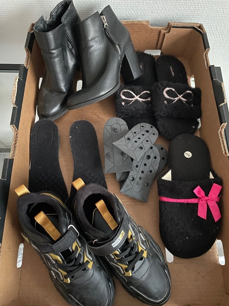 Schoenen en zooltjes maat 36, Ophalen, Gedragen, Lage of Enkellaarzen