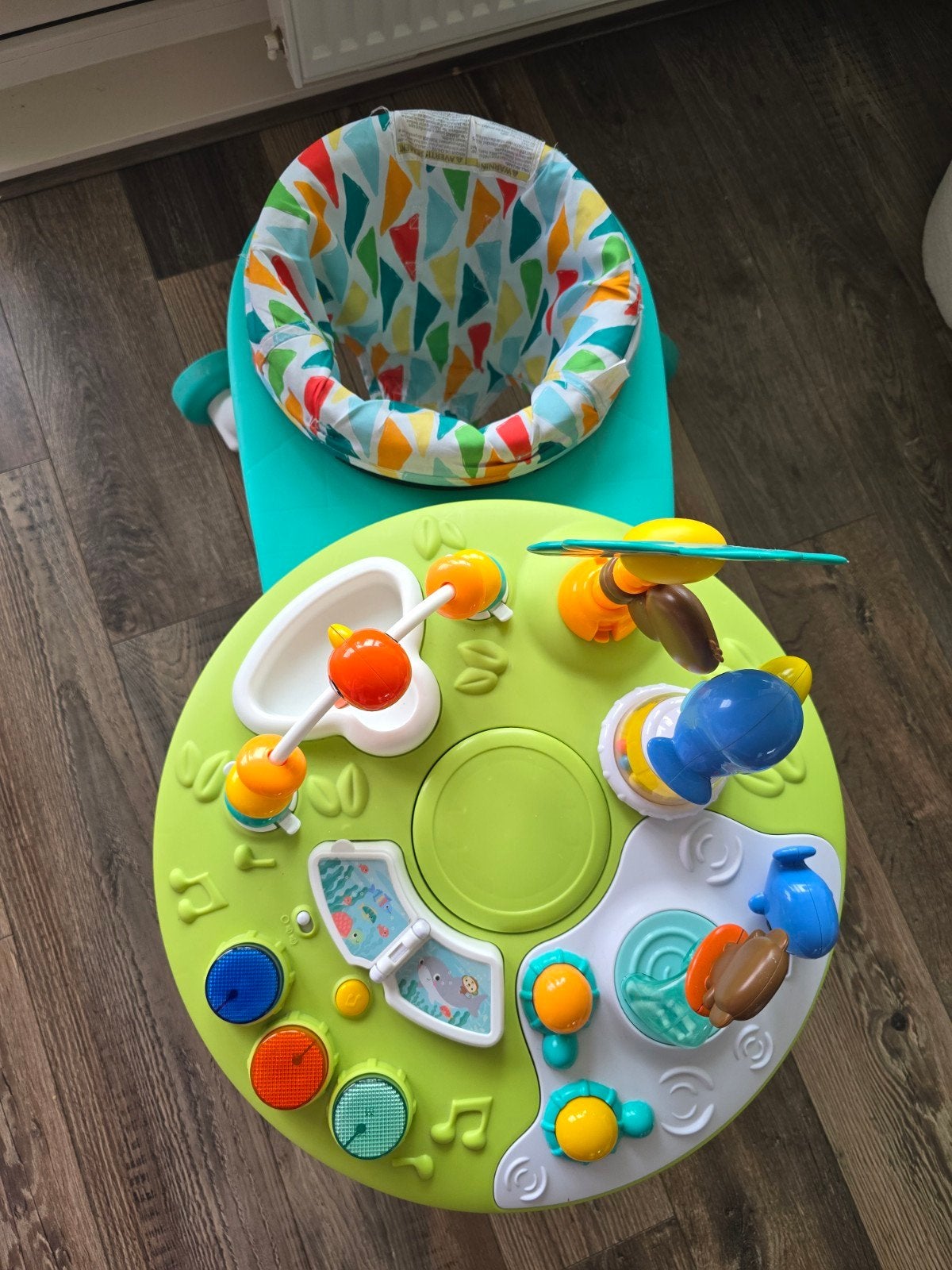 Bright Starts Around We Go 3-in-1 Activiteitencentrum, Kinderen en Baby's, Ophalen, Zo goed als nieuw, Overige typen, Met licht