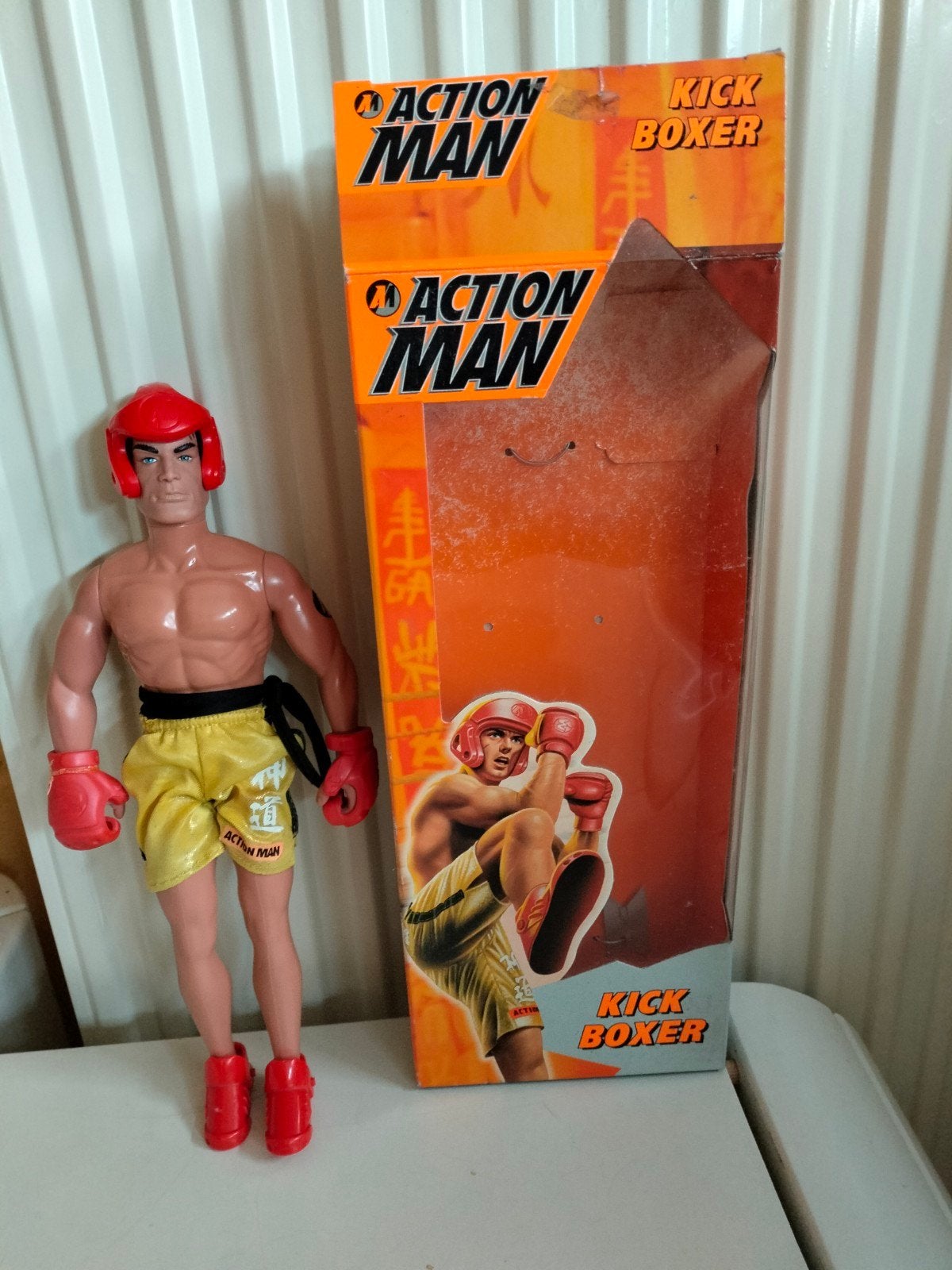 Vintage Action Man Kick Boxer met originele doos, Ophalen of Verzenden