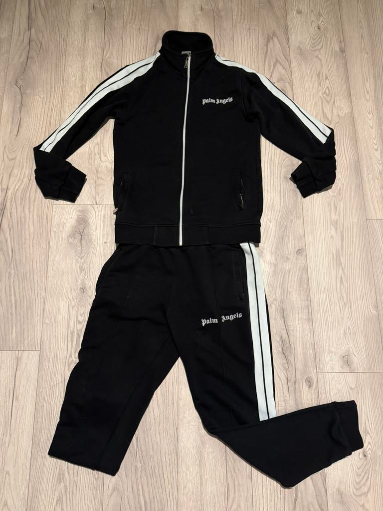 Palm angels trainingspak zwart/wit, Kleding | Heren, Ophalen of Verzenden, Zo goed als nieuw, Maat 48/50 (M), Zwart