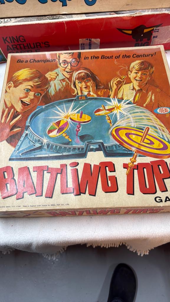 Ideal Battling Tops uit 1968, Ophalen of Verzenden, Gebruikt