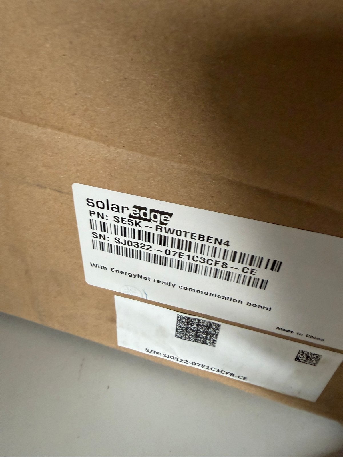 3stuks SolarEdge SE5K-RW0TEBEN4 Omvormer - Nieuw in doos, Ophalen of Verzenden, Nieuw, Overige typen, 200 wattpiek of meer