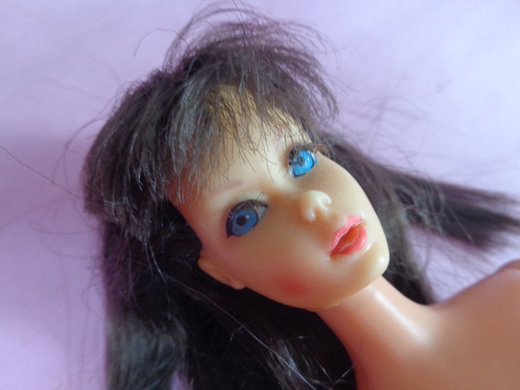 Barbie vintage TNT bruin haar, Verzamelen, Poppen, Ophalen of Verzenden, Gebruikt, Pop