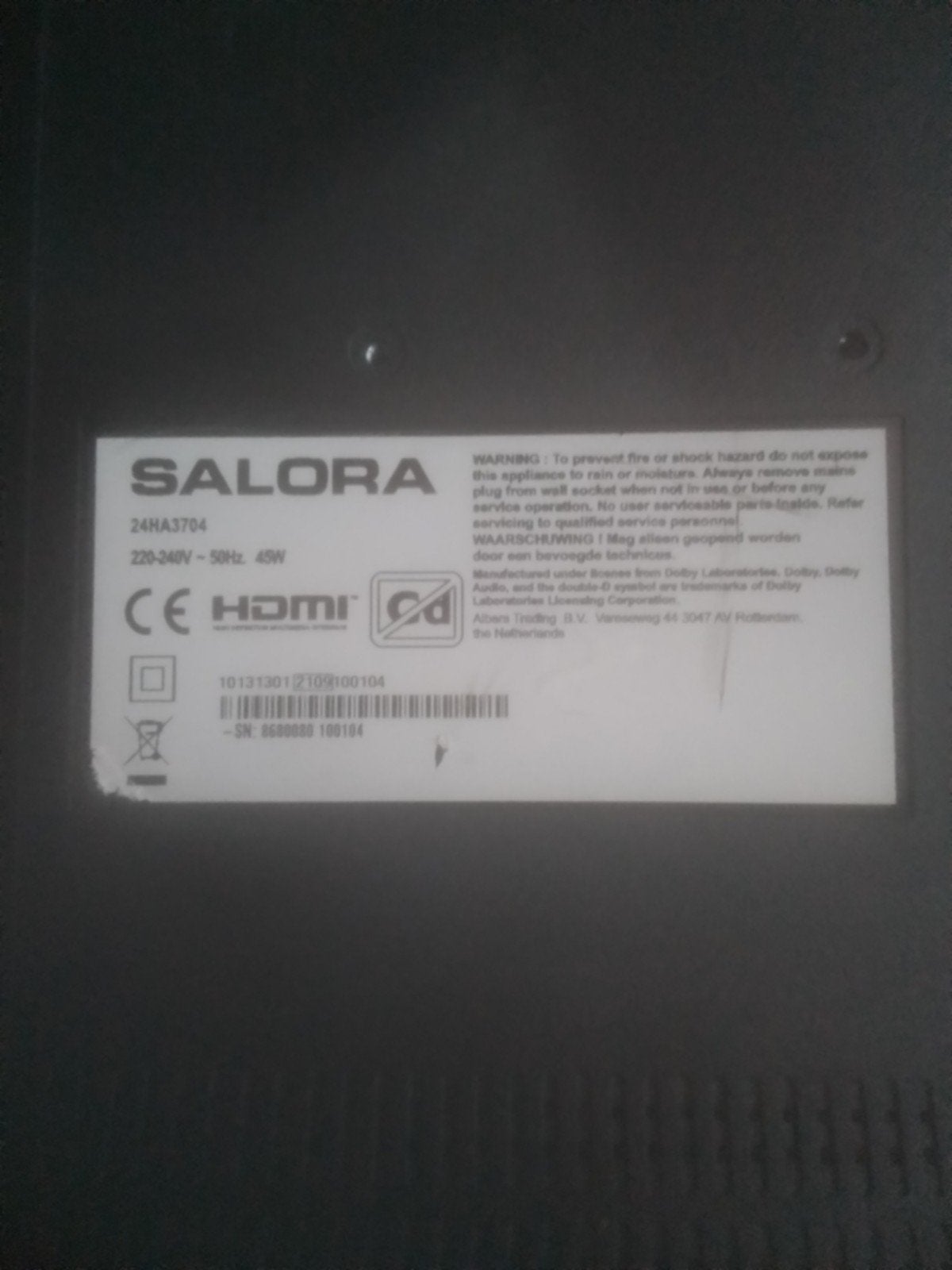 SALORA, Ophalen, 32 GB of minder, 4 GB of minder