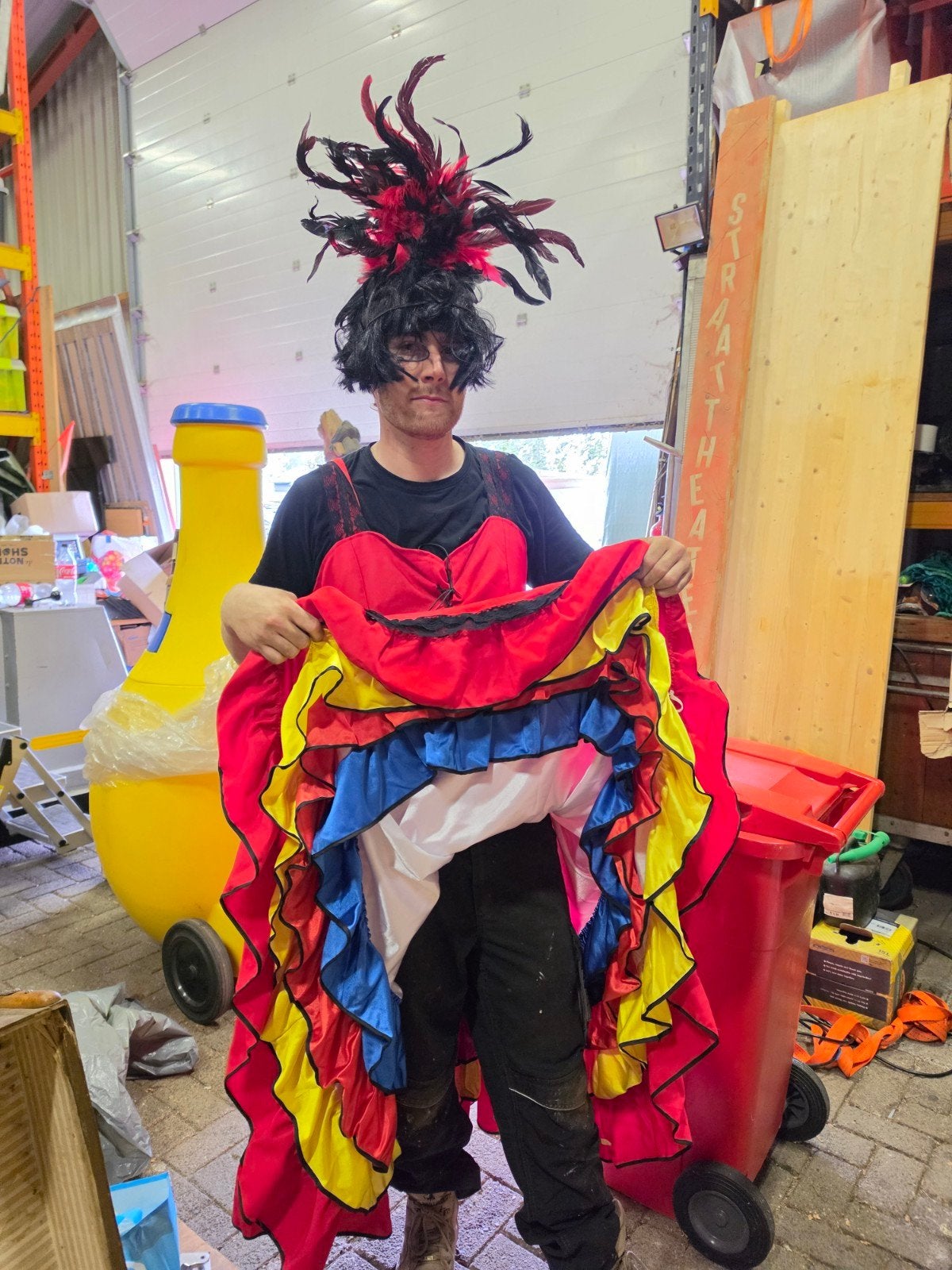 5 can can jurken, Ophalen, Zo goed als nieuw, Carnaval