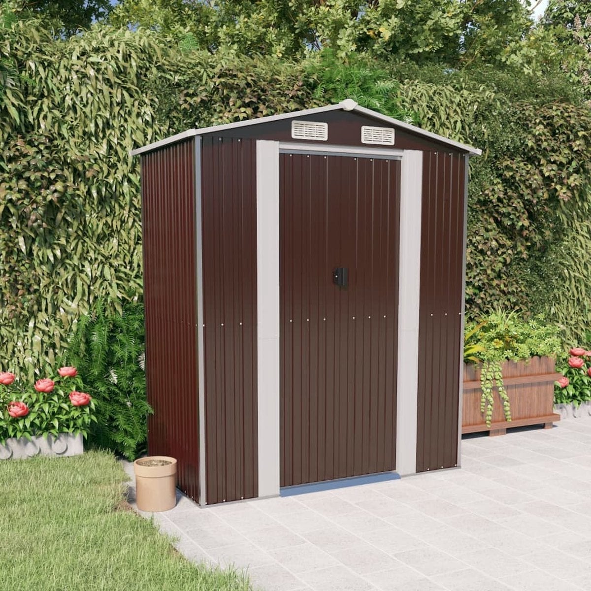 Metalen Tuinschuur - Robuust en Ruim, Ophalen of Verzenden, Nieuw, Staal