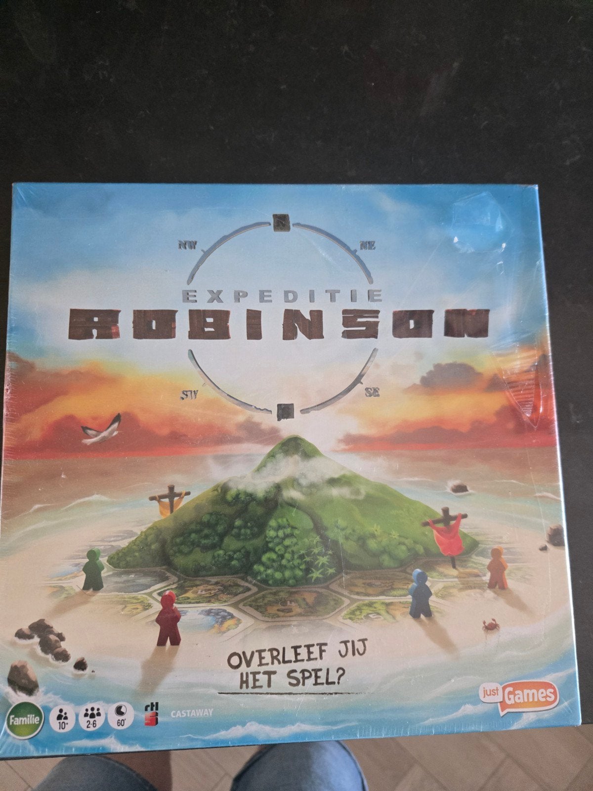 Expeditie Robinson Bordspel - Overleef jij het spel?, Vijf spelers of meer, Ophalen, Nieuw, Just Games
