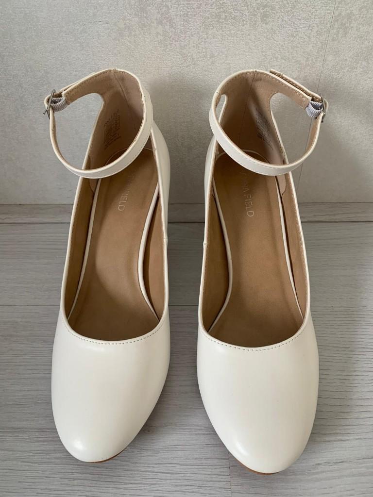 Klassieke witte Anna Field hakken, Wit, Nieuw, Ophalen of Verzenden, Pumps